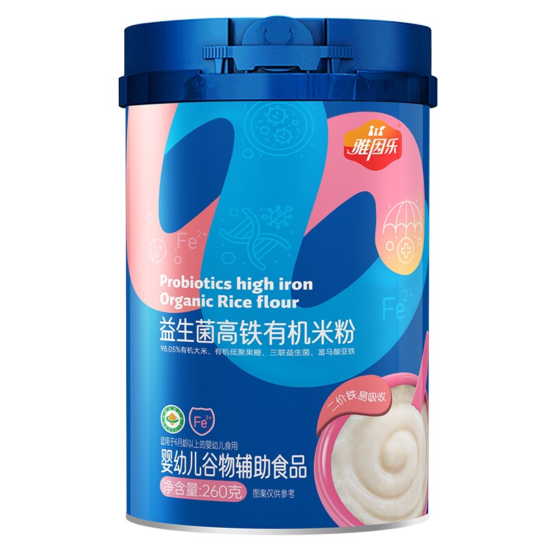 雅因樂益生菌高鐵有機米粉