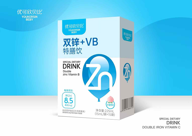 優(yōu)可欣貝比雙鋅+VB特膳飲