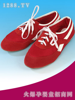 倩百合紅色孕婦運(yùn)動鞋