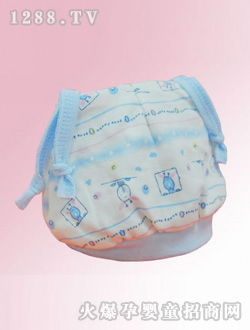 安嬰寶小卡通人嬰兒帽