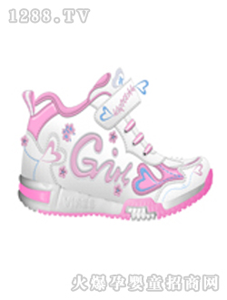 米奇粉紅女童運(yùn)動鞋