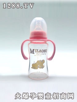 MILAOSU牌標口葫蘆形帶手柄晶鉆玻璃