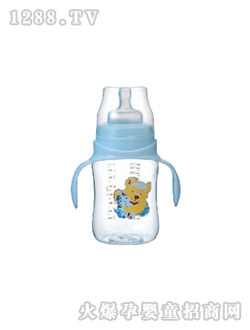 快樂(lè)寶兒雙柄自動(dòng)奶瓶藍(lán)色
