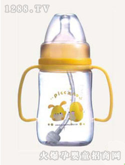 靠娃兒比卡諾寬口徑自動(dòng)奶瓶