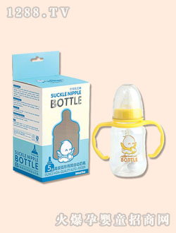 娃麗比5安高級弧形有耳自動奶瓶