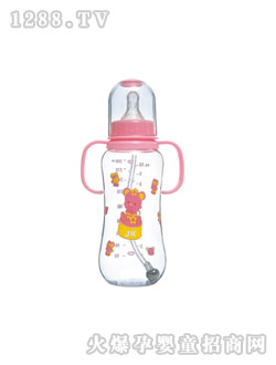 貝帝熊有柄大圓弧自動奶瓶