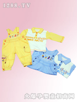 安嬰寶嬰兒吊帶褲