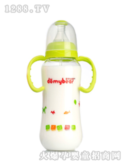 標徑PC握把吸管奶瓶300ML