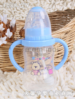 皇家寶貝母乳實感葫蘆把手自動奶瓶