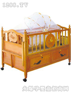 愛(ài)嬰寶嬰兒木床WFY938