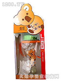 喜多寬口吸管手把奶瓶L