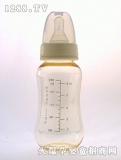 標準口徑PES奶瓶180mL透明