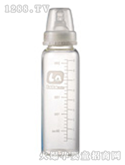 樂樂寶貝9安標(biāo)口晶鉆玻璃奶瓶