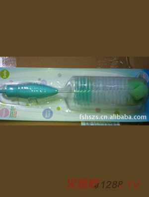 宏塑高品質(zhì)清潔刷旋轉(zhuǎn)奶瓶刷