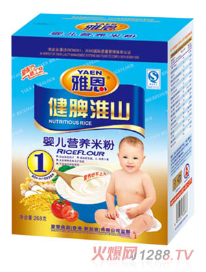 雅恩健脾淮山嬰兒營(yíng)養(yǎng)米粉268g