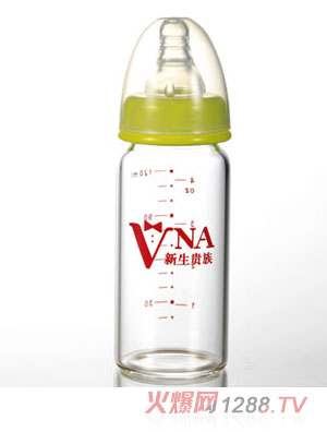 VNA金盾120ml標(biāo)口玻璃奶瓶