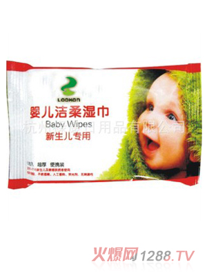 25片裝清香味無(wú)酒精潔柔嬰兒濕巾