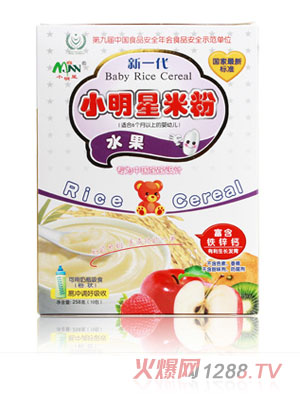 小明星水果嬰兒米粉