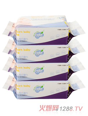 呵貝膚0+新生兒手口濕巾（25片4連包）