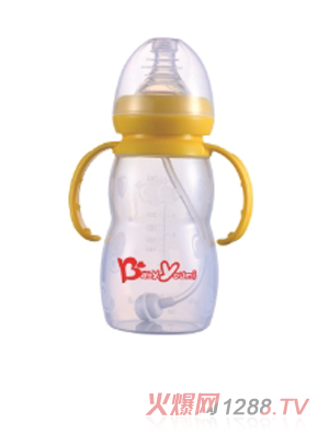 貝悠米260ML寬口硅膠奶瓶