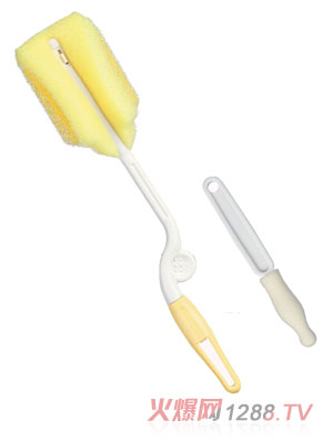 好可愛(ài)全海綿奶瓶刷