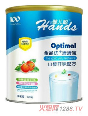 健兒聰金品優(yōu)+山楂開胃清清寶聽裝