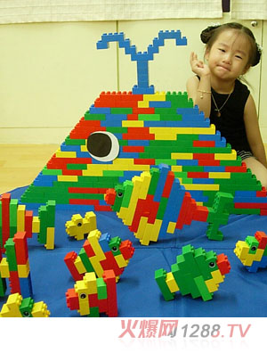 樂高金魚積木玩具