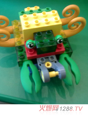 樂高螃蟹積木玩具