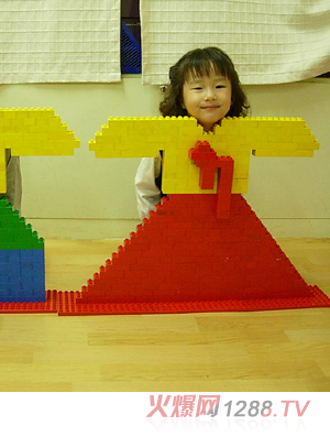 樂高天使木玩具