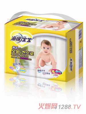 海綿寶寶韓式嬰兒紙尿片XL加大碼