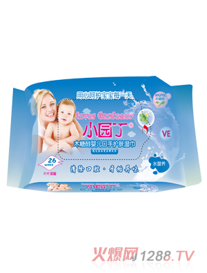 小園丁木糖醇嬰兒口手護膚濕巾26片裝