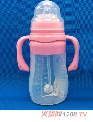 保利星300ml寬口葫蘆硅膠奶瓶