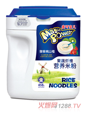 麥可寶兒獼猴桃山楂果蔬纖維營養(yǎng)米粉