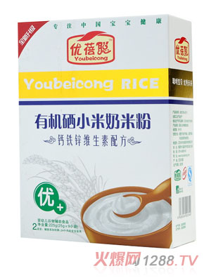 優(yōu)蓓聰有機硒鈣鐵鋅維生素小米奶米粉