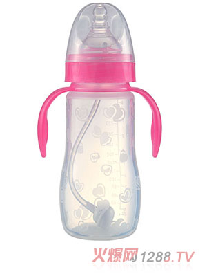 美兒寶寬口徑全硅膠奶瓶(240ml)