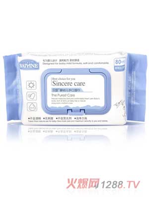 貝嬰嬰幼兒手口濕巾80片