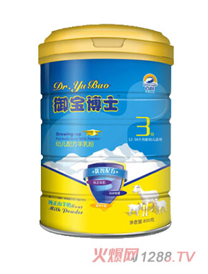 御寶博士?jī)?yōu)智聽裝羊奶粉3段