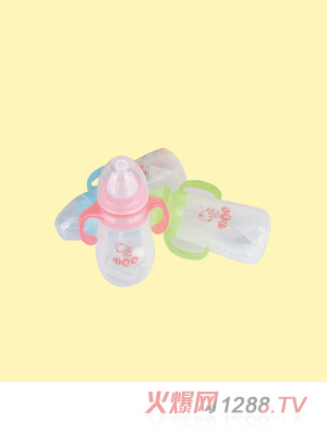 旺寶寶寬口徑自動(dòng)硅膠奶瓶