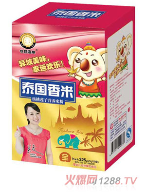 牧野漁趣核桃蓮子營(yíng)養(yǎng)米粉盒裝