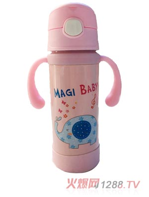 好樂嬰粉色水杯