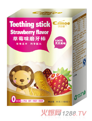 子母愛草莓味磨牙棒