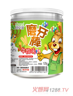紐安滋磨牙棒-牛奶味