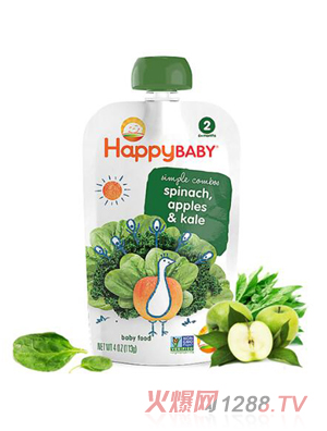 禧貝菠菜蘋(píng)果羽衣甘藍(lán)泥