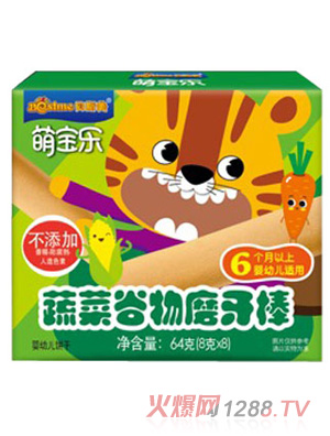萌寶樂(lè)蔬菜谷物磨牙棒