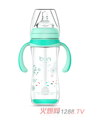 貝優(yōu)能寬口安全玻璃奶瓶220ml