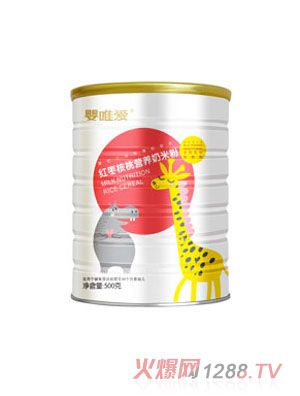 嬰唯愛紅棗核桃營(yíng)養(yǎng)奶米粉