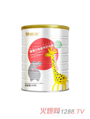 嬰唯愛香蕉小米營(yíng)養(yǎng)奶米粉