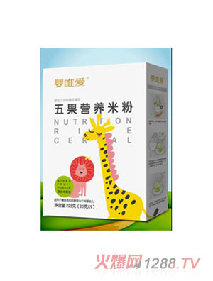 嬰唯愛五果營(yíng)養(yǎng)米粉225g