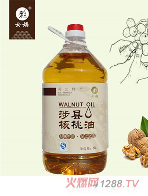 女媧核桃油精制核桃油5L
