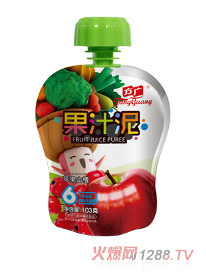 方廣蘋(píng)果山楂果汁泥